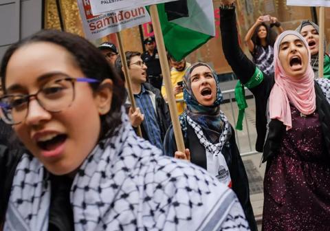 فلسطين في قلب معركة حرية التعبير بالجامعات