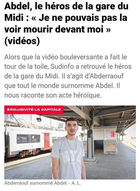 جزائري أصبح حديث الصحافة البلجيكية بسبب عمله