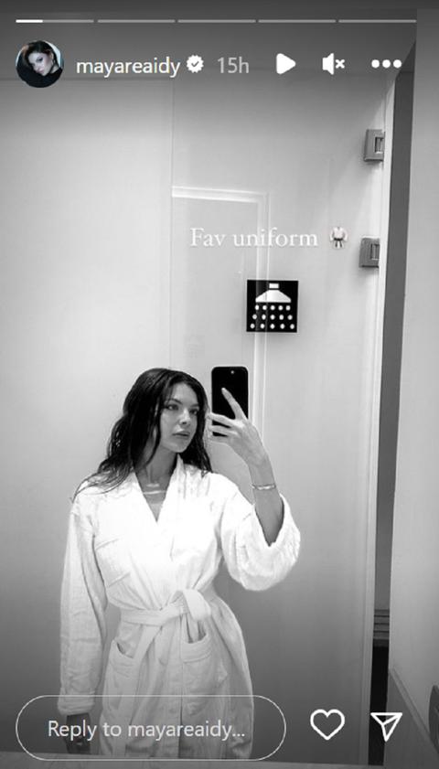 صورة ملكة جمال لبنان مايا رعيدي في الحمام تشعل